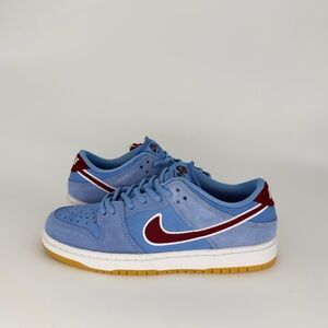 Nike SB Dunk Low Pro Phillies Valor Blue Kids Size 2.5Y DN3675-400 Gum Skate